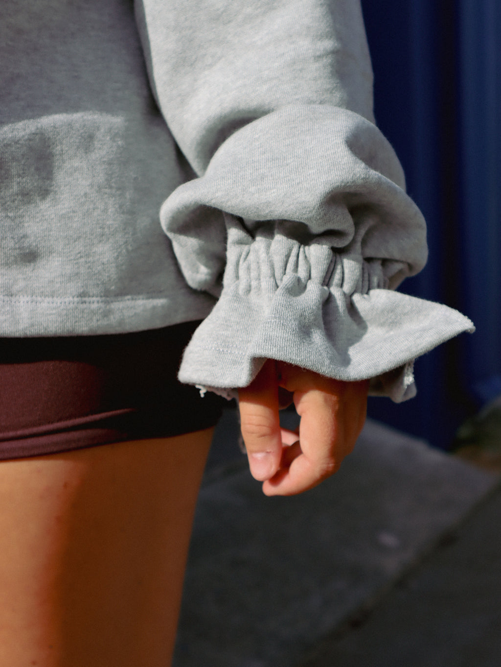 The Lila Sweat | Misty Grey