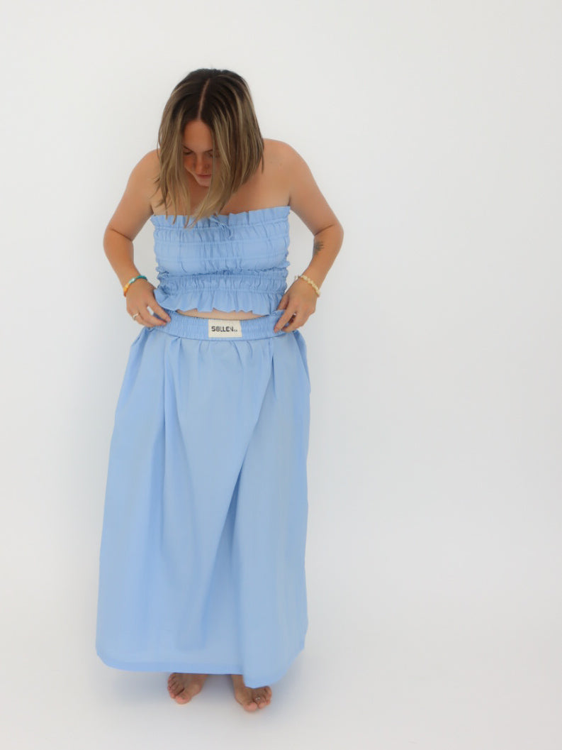 Sienna Skirt | Sky Blue