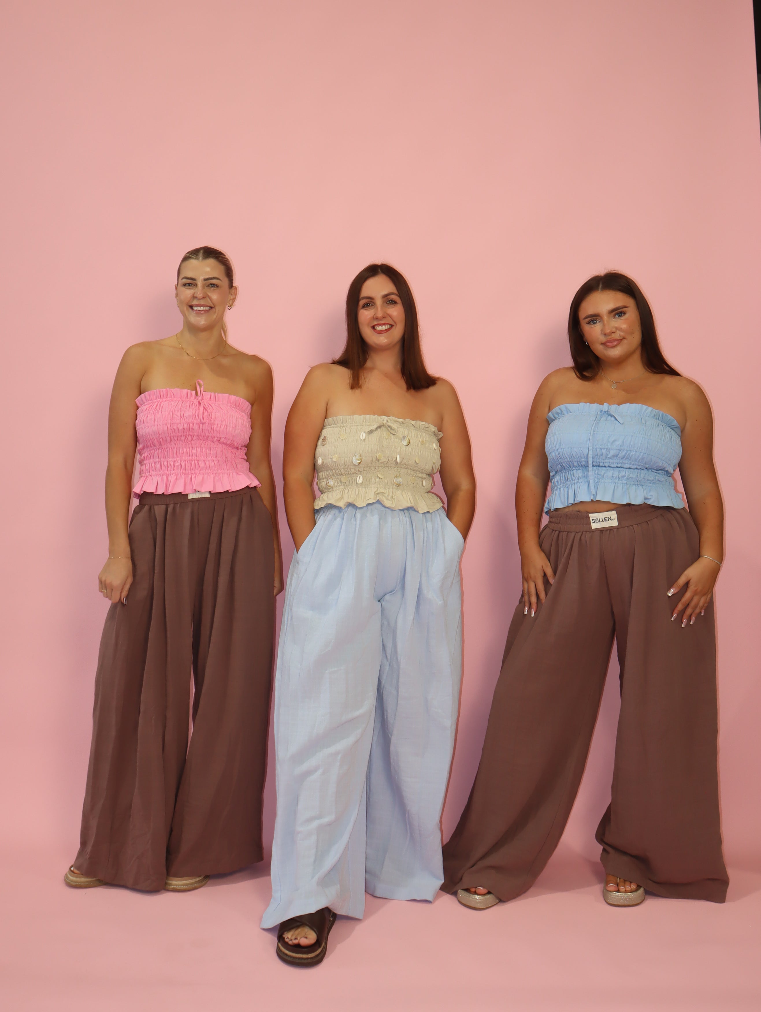 Stevie Palazzo Pants | Cocoa Brown