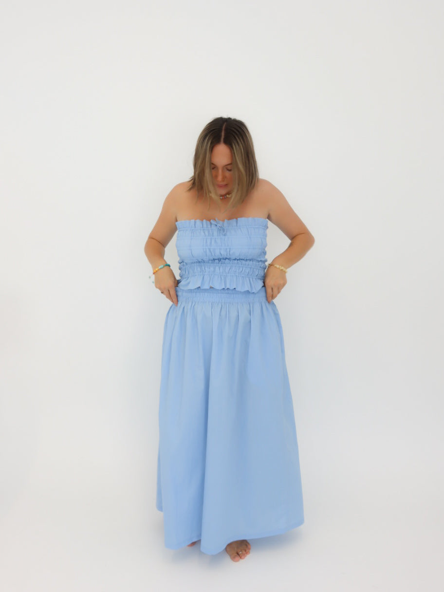 Sienna Skirt | Sky Blue