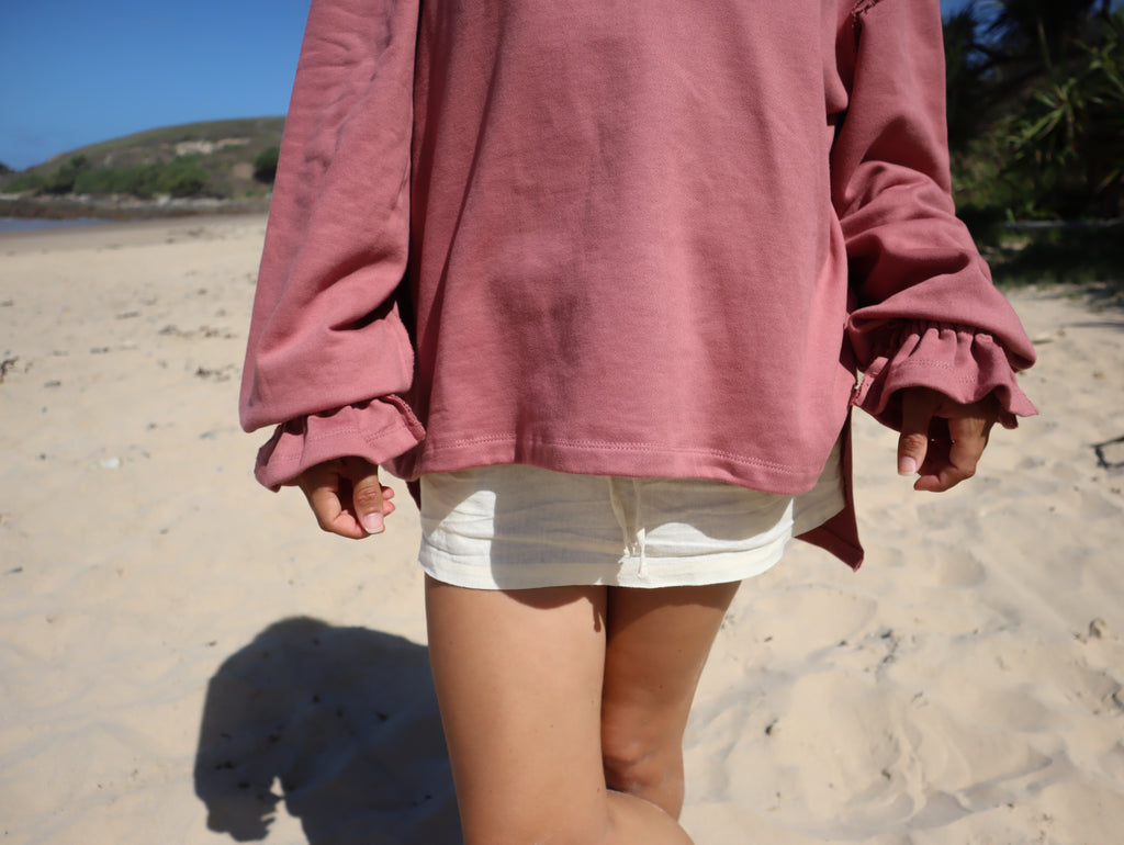 The Lila Sweat | Dusty Bloom French Terry