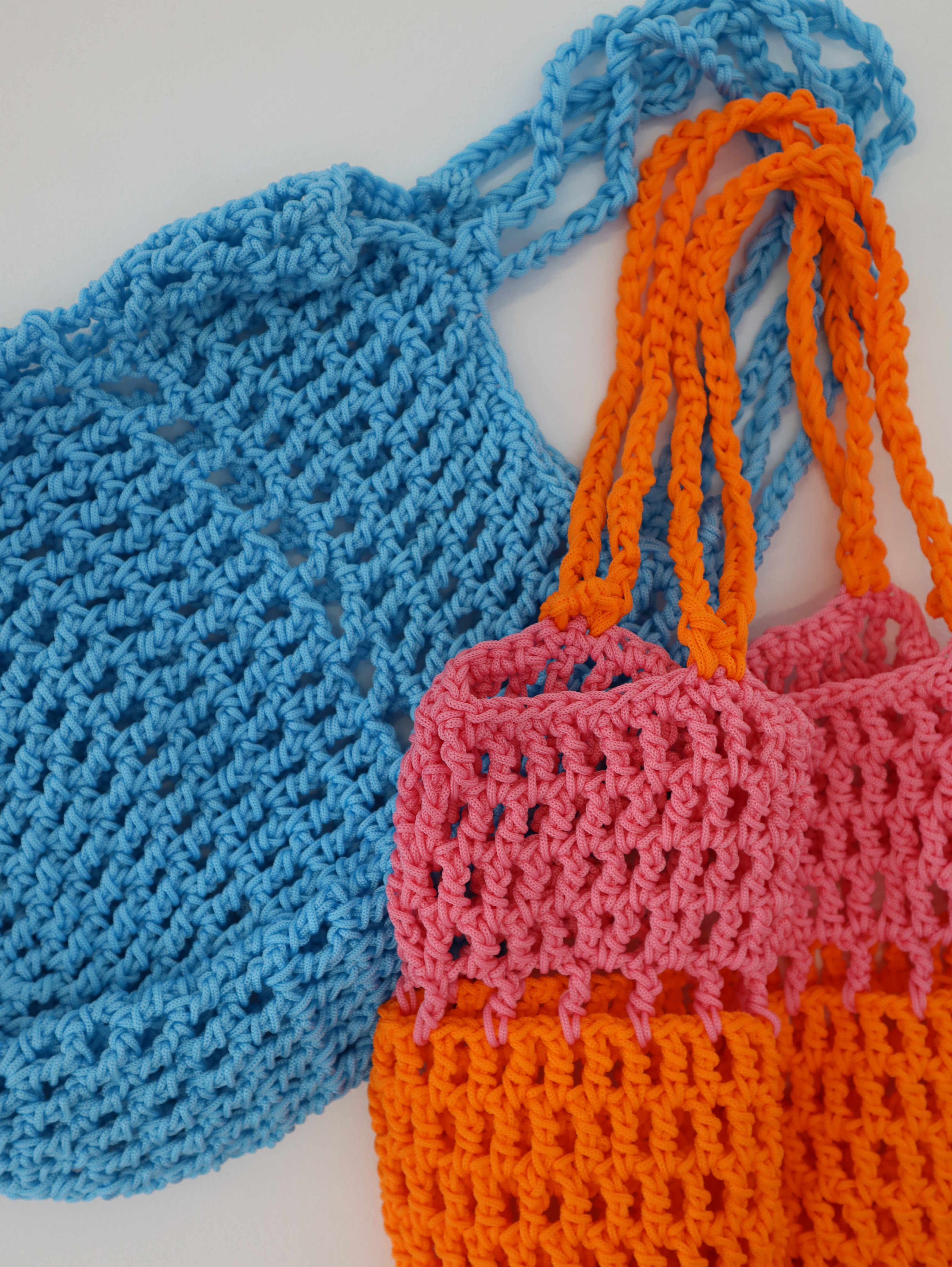 Knot & Soul Hand Crochet Bag | Electric Baby Blue
