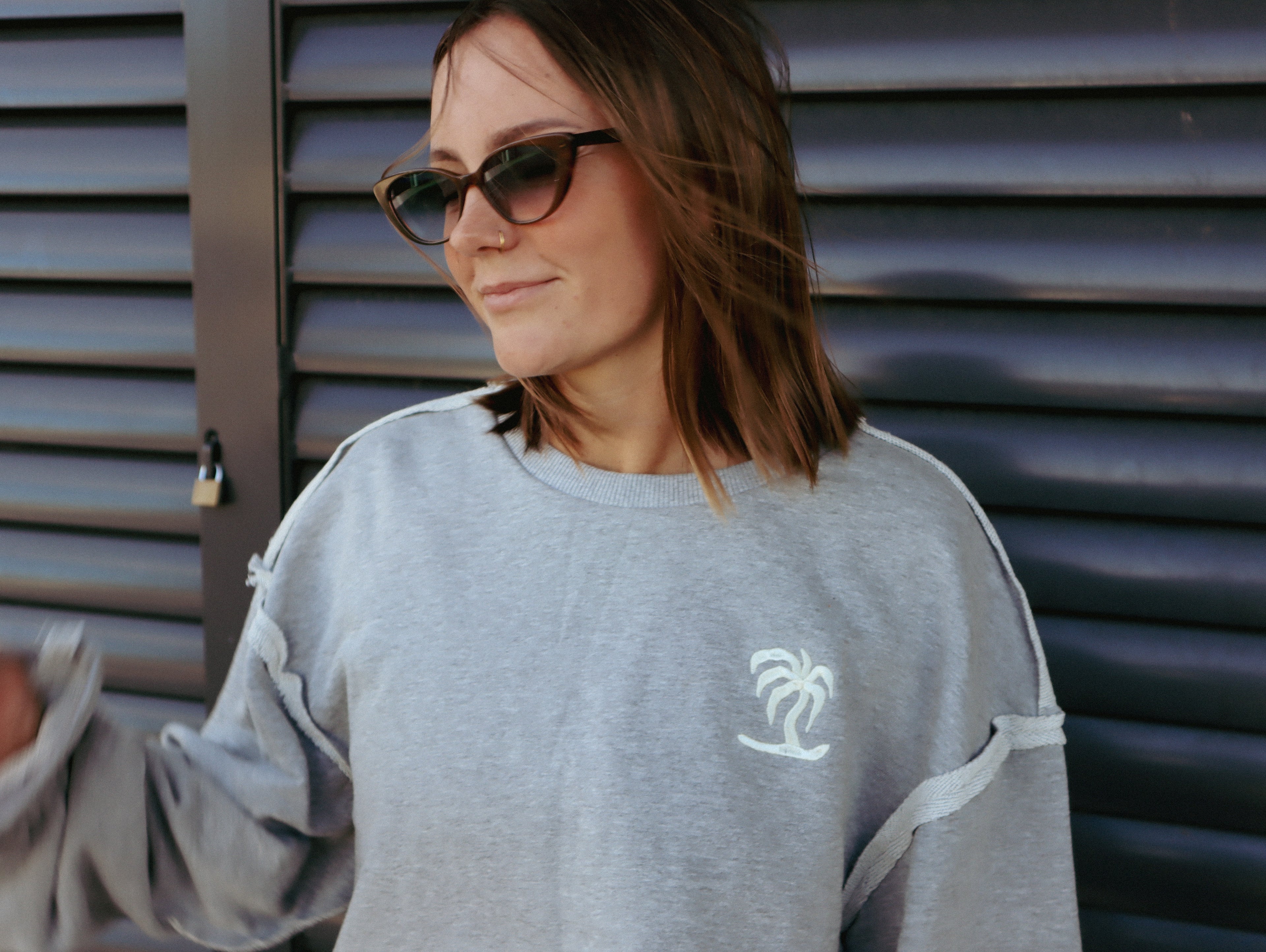 The Lila Sweat | Misty Grey