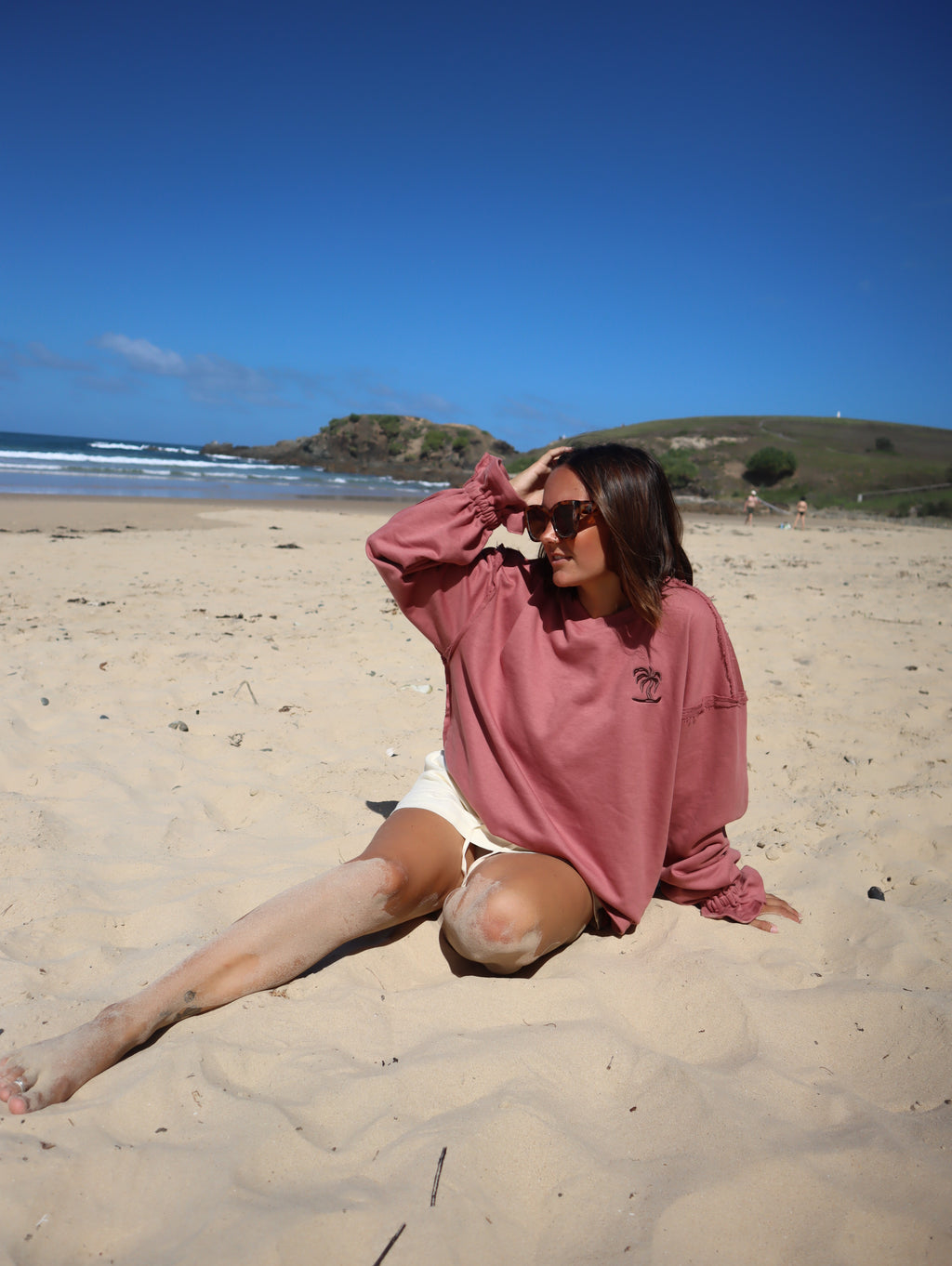 The Lila Sweat | Dusty Bloom French Terry