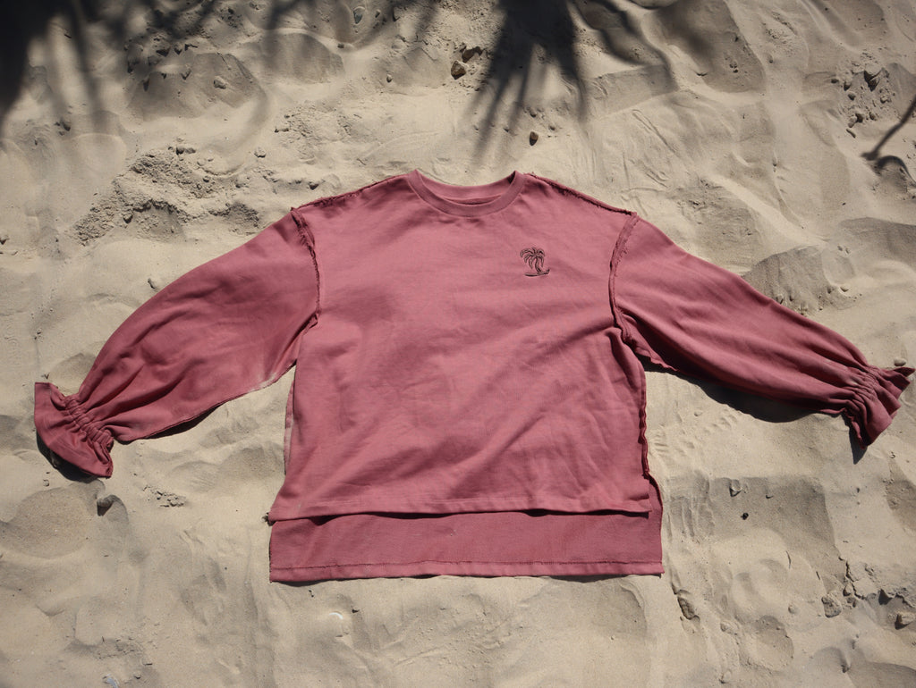The Lila Sweat | Dusty Bloom French Terry