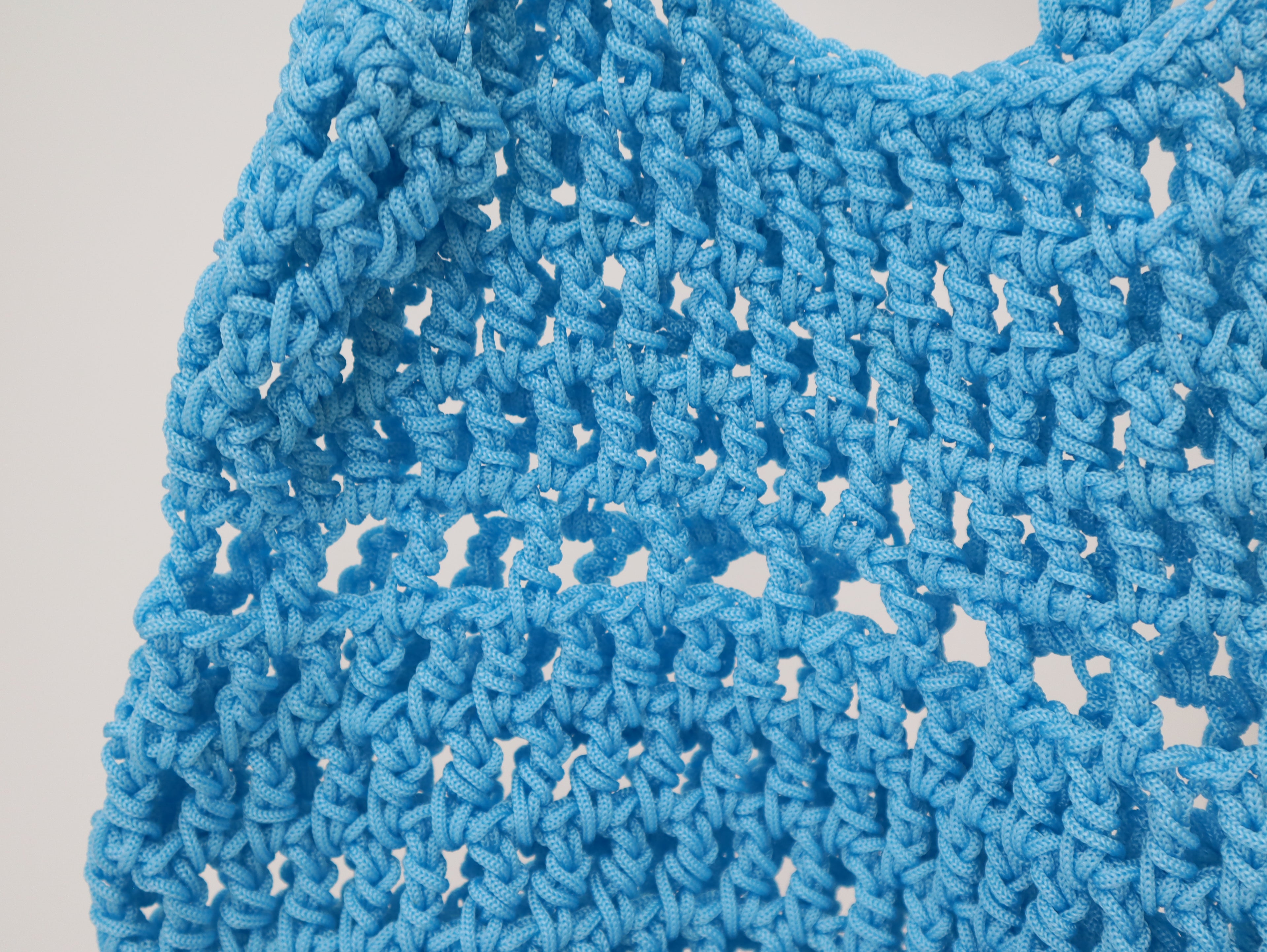 Knot & Soul Hand Crochet Bag | Electric Baby Blue