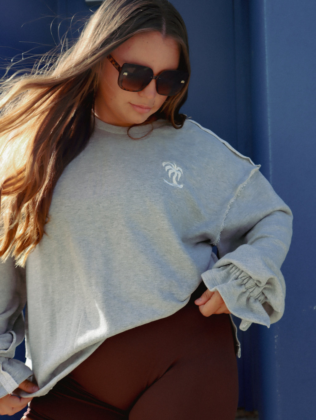 The Lila Sweat | Misty Grey