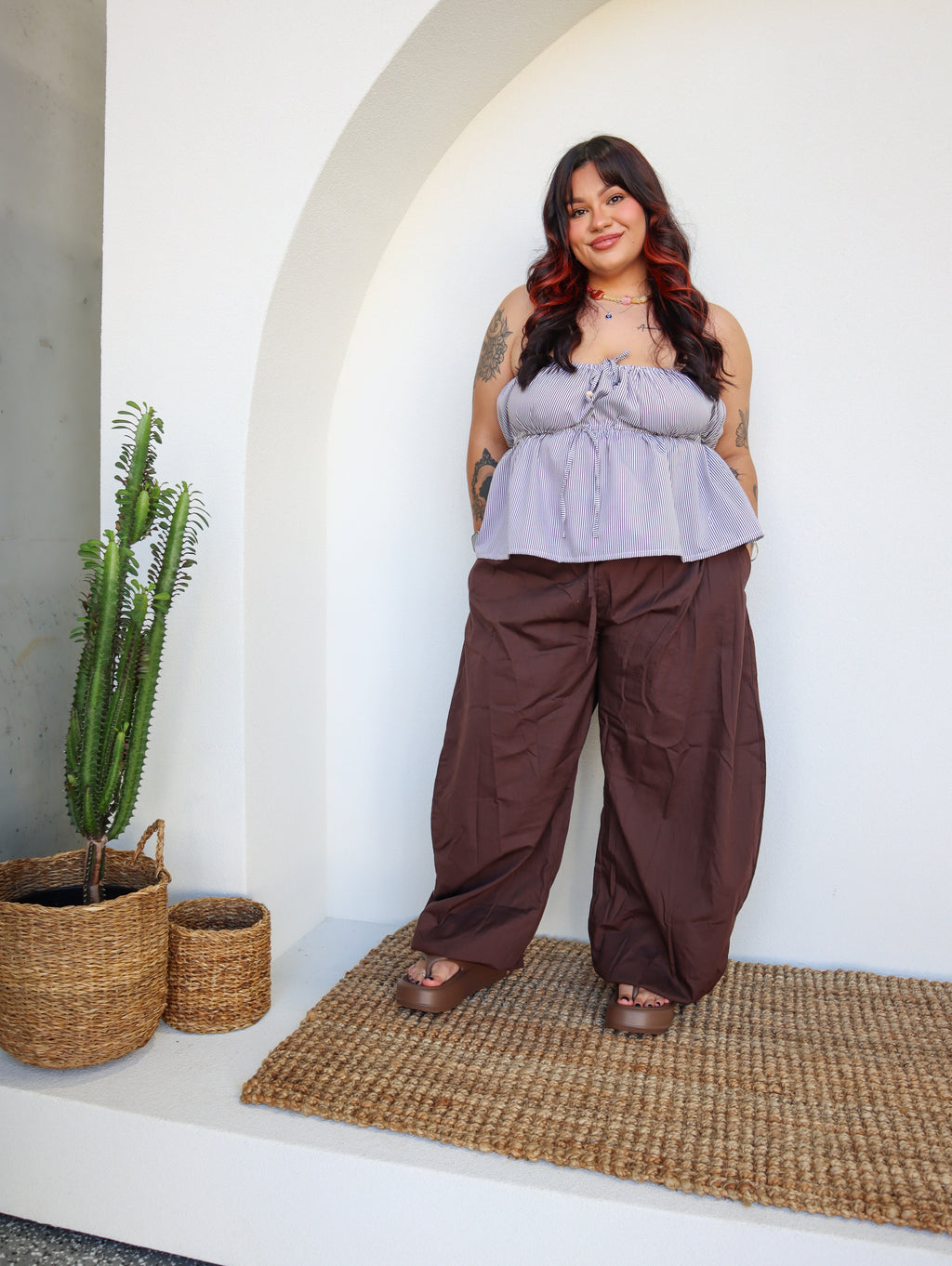Jinni Balloon pants | Chocolate