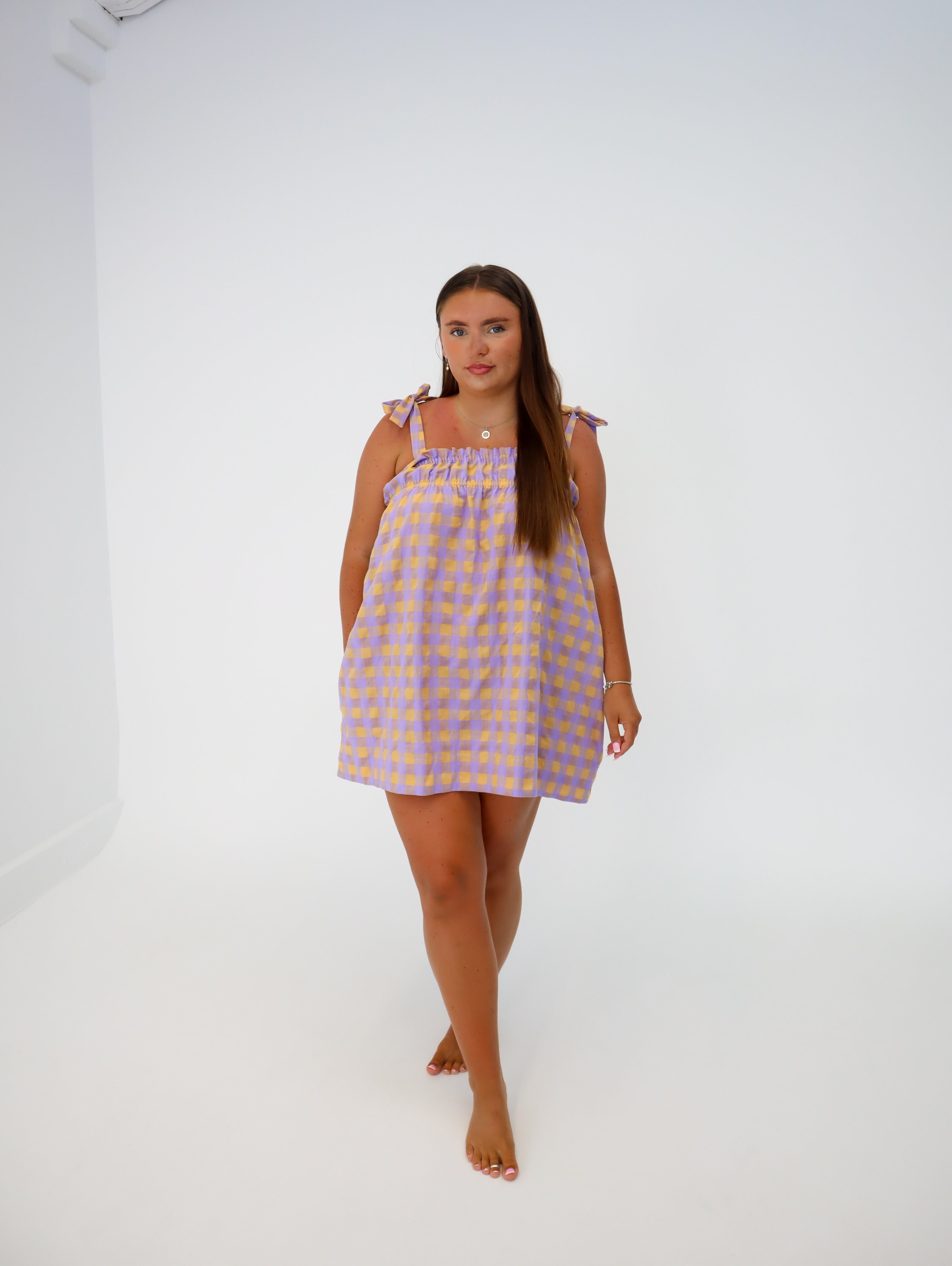 Solstice Mini Dress | Plaid