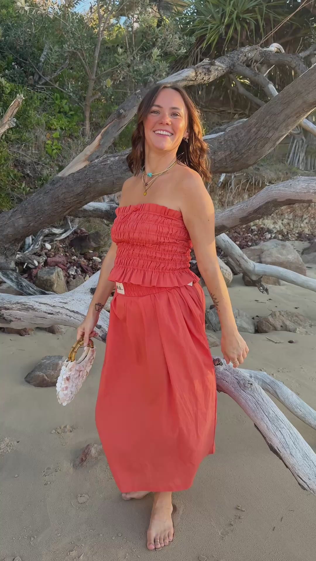 Sienna Skirt | Orange